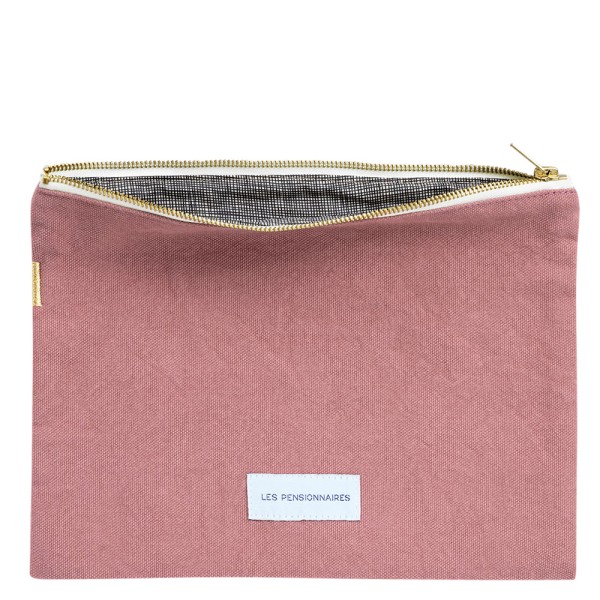 Pouch flach extra large · bois de rose