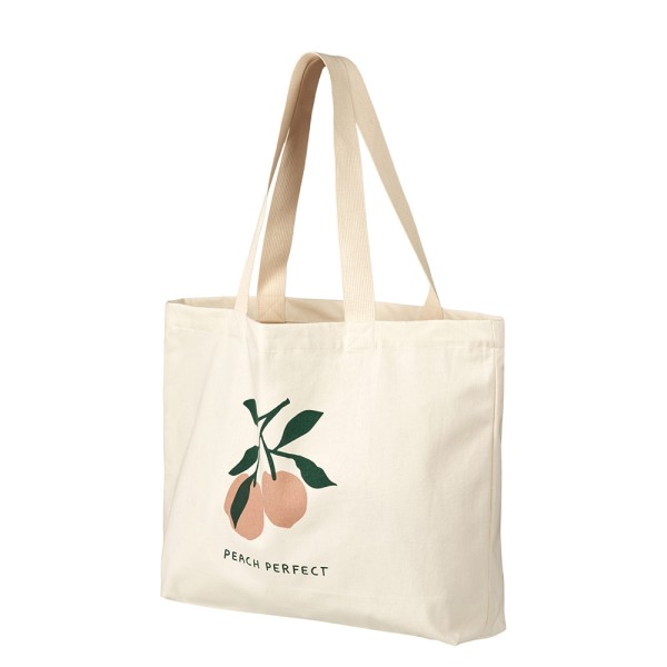 Tote Bag big Peach Perfect · seashell