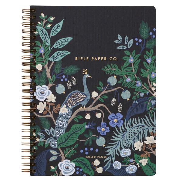 Spiral Notebook Peacock