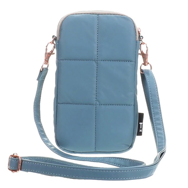 Phone Bag puffy Luce · stone blue