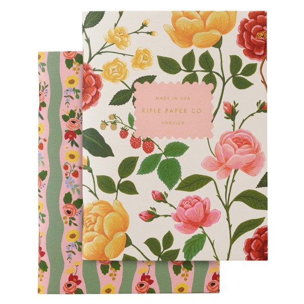 Pocket Notebook 2er-Set blanko · Roses