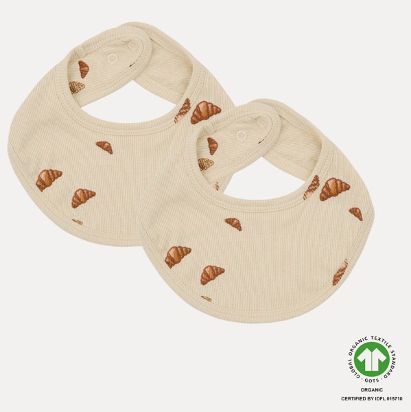 Baby-Halstuch 2er-Set Kutter · Croissant mini