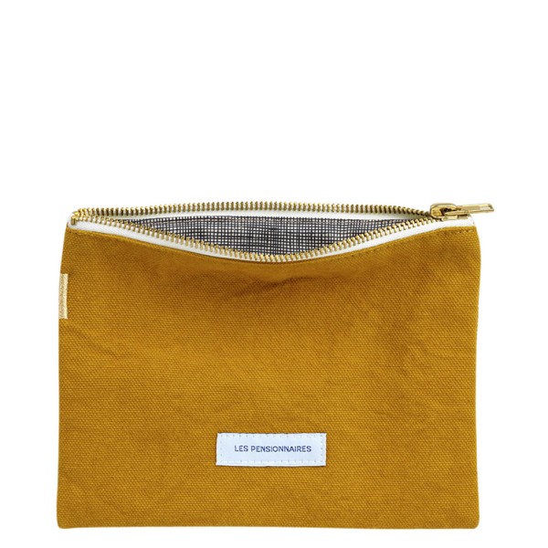 Pouch flach small · jaune safran