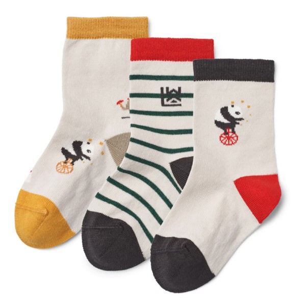 Socken Silas 3er-Set Circus · sandy mix