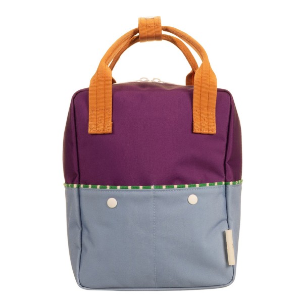 Rucksack small Sticky Lemon Better Together · colourblocking purple tights + badminton blue