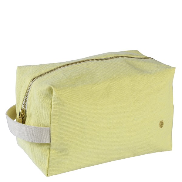 Pouch Cube large aus Baumwolle wasserabweisend · sunshine