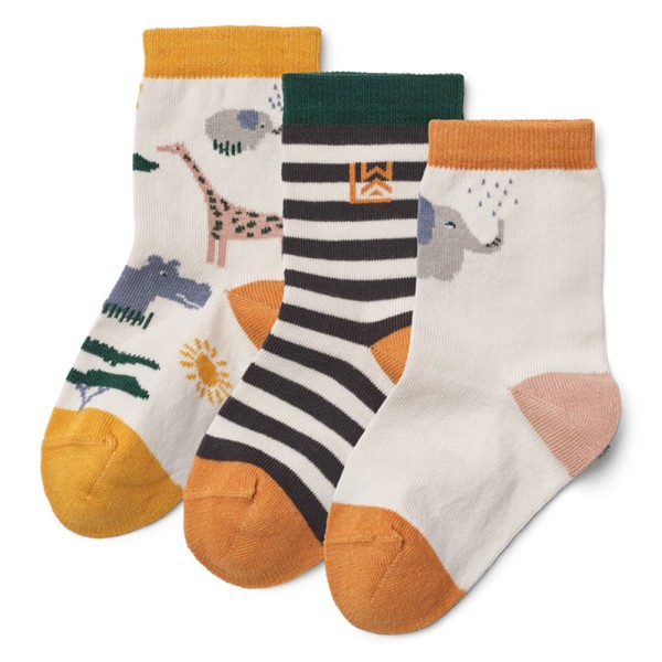 Socken Silas 3er-Set Safari · sandy mix