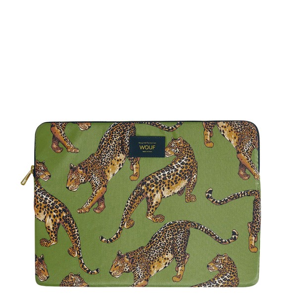 Laptoptasche 13"/14" Olive Leopard