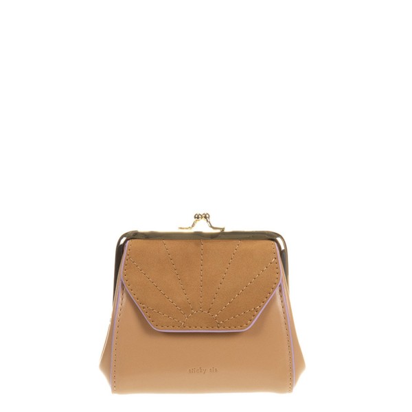 Wallet ton sur ton · affogato beige