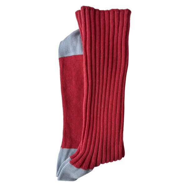 Socken Yvette aus bio-Baumwolle · cherry