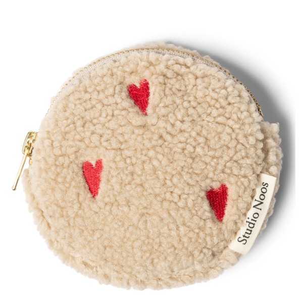 Wallet Teddy · ecru hearts