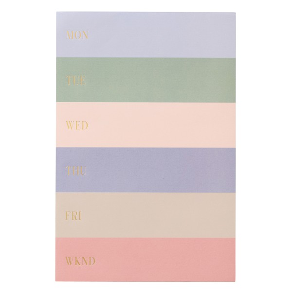 Memo Notepad large · Muted Days Colorblock