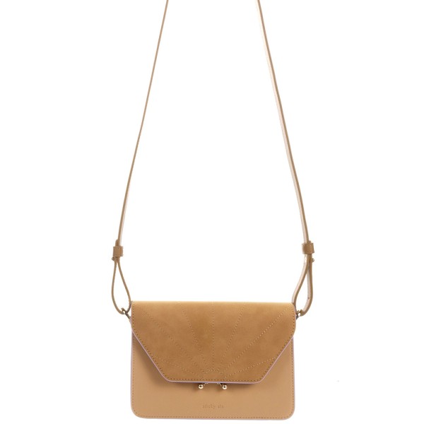 Schultertasche ton sur ton · affogato beige