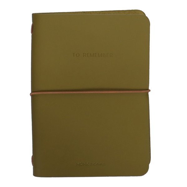 Notebook M To Remember aus veganem Leder willow