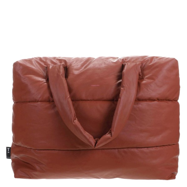 Weekend Bag puffy Camill · red wood