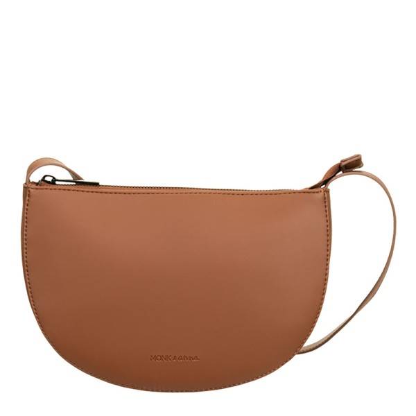 Half Moon Bag Farou aus veganem Leder · carnelian