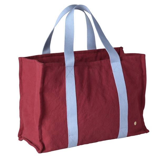 Shopper Daily Bag aus bio-Baumwolle wasserabweisend · cherry