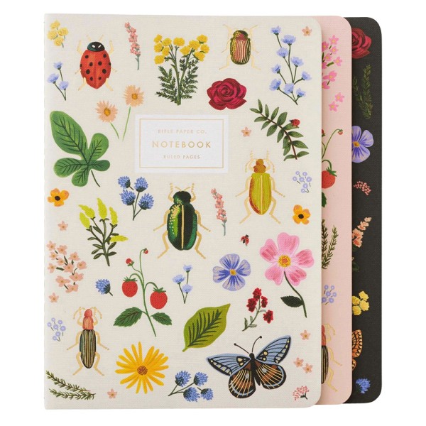 Stitched Notebook 3er-Set Curio