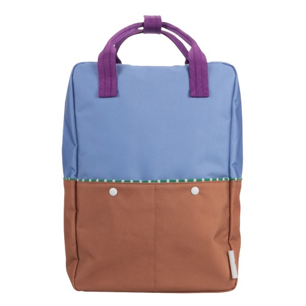 Rucksack large Sticky Lemon Better Together · colourblocking badminton blue + leather ball