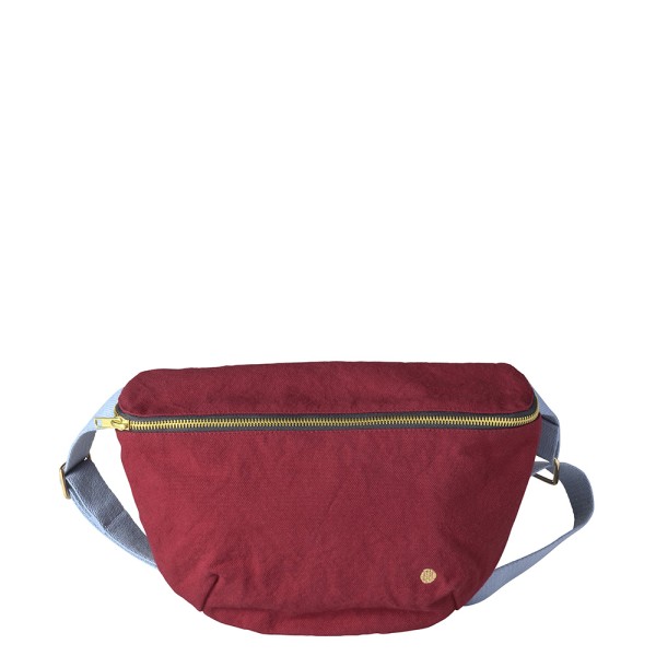 Gürteltasche aus bio-Baumwolle wasserabweisend · cherry