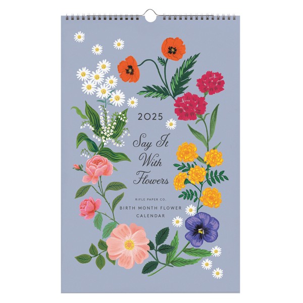 2025 · Wandkalender · Say It With Flowers